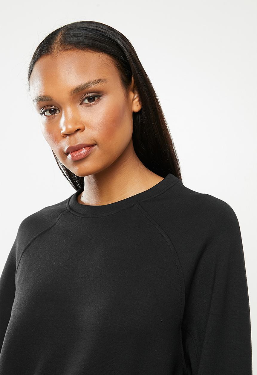 MANGO - Sweatshirt papier - black