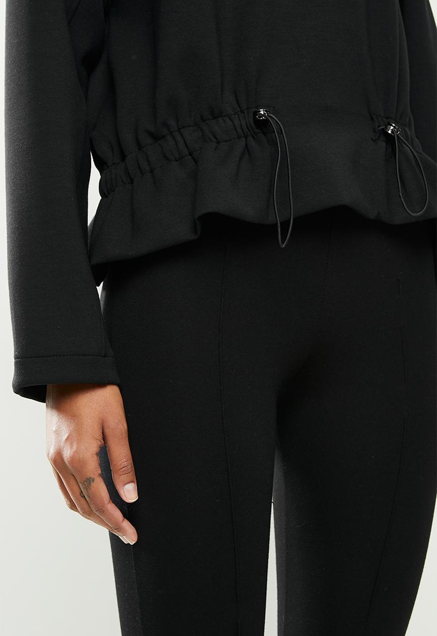 MANGO - Sweatshirt papier - black