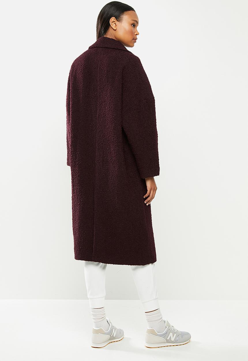 MANGO - Coat fruita - red