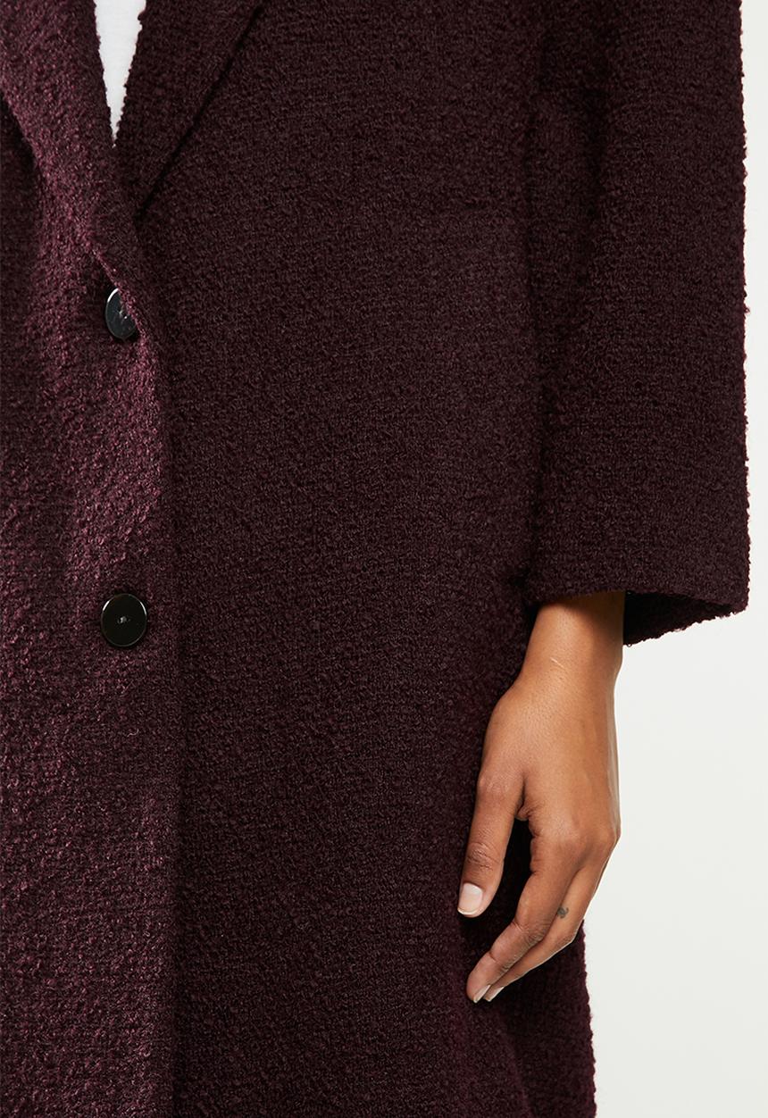 MANGO - Coat fruita - red