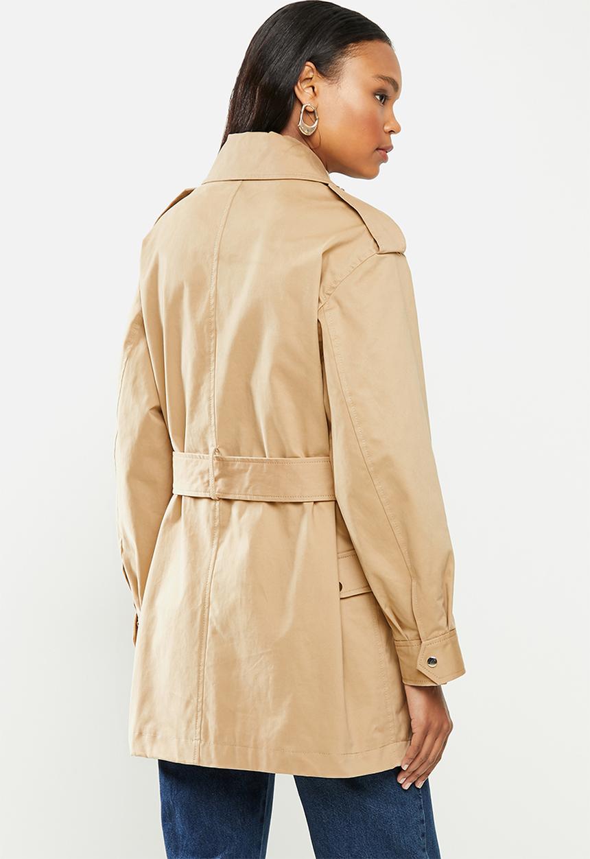 MANGO - Parka maldiva - brown