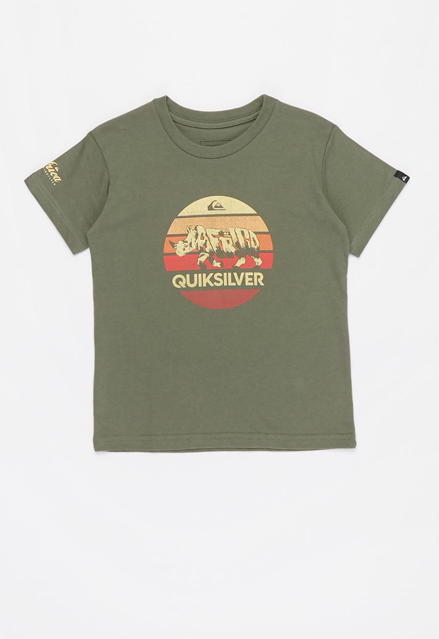 Quiksilver - Africa traveller boy short sleeve tee - green