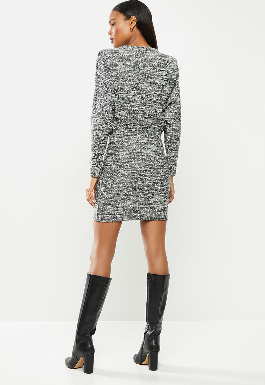 MANGO - Dress opra - black & white 