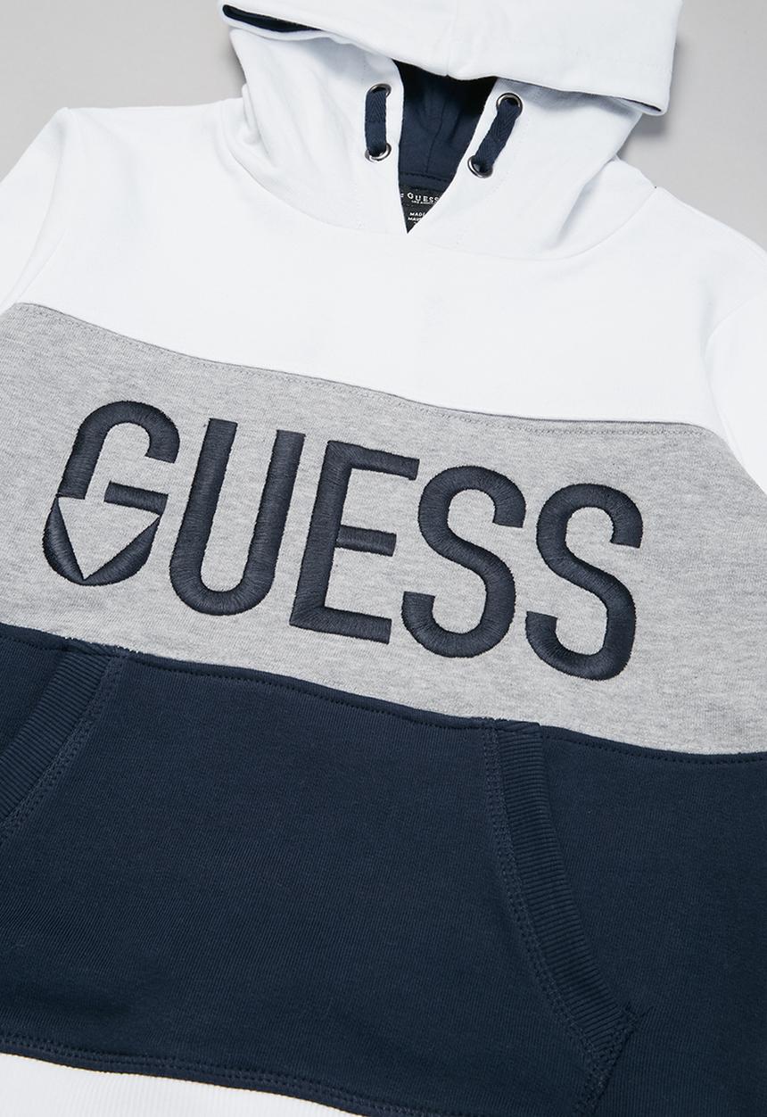 GUESS - Boys long sleeve pullover - white 