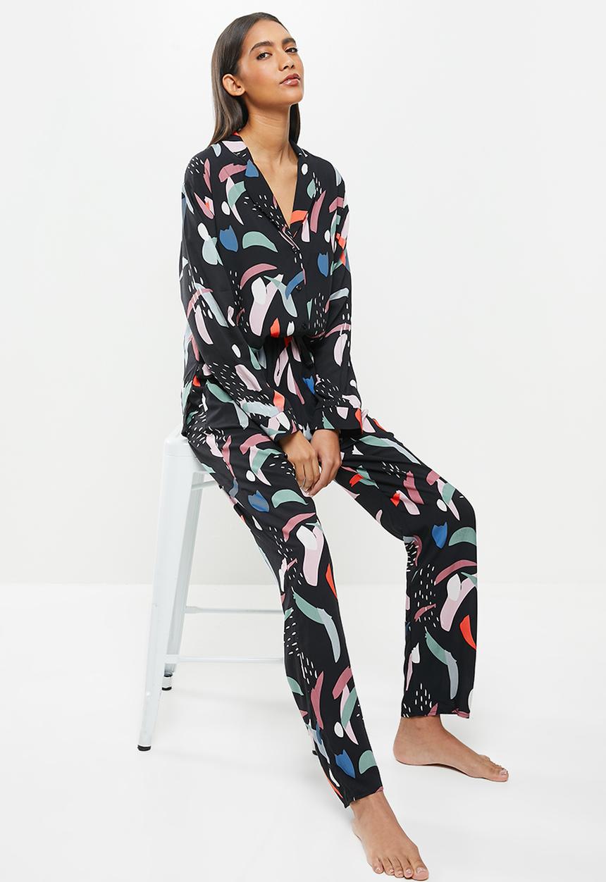 Superbalist - Sleep shirt & pants set - multi 