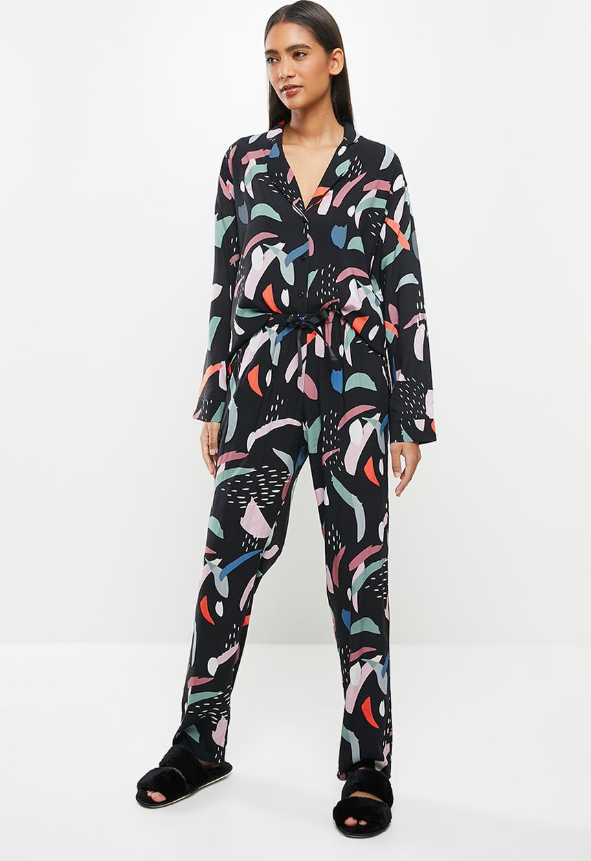 Superbalist - Sleep shirt & pants set - multi 