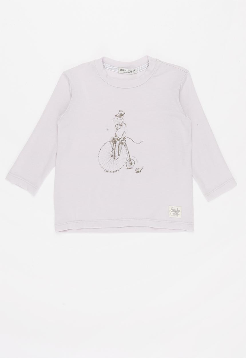 Sticky Fudge - Mr. mouse tee - purple