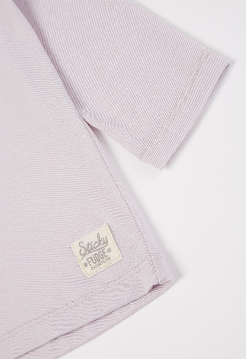 Sticky Fudge - Mr. mouse tee - purple