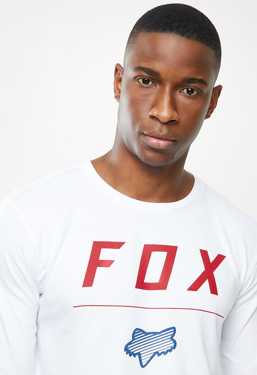 Fox - Headline long sleeve - white