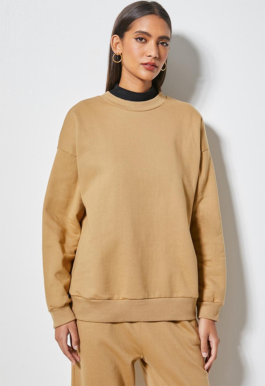 Superbalist - Crew neck sweat - toffee
