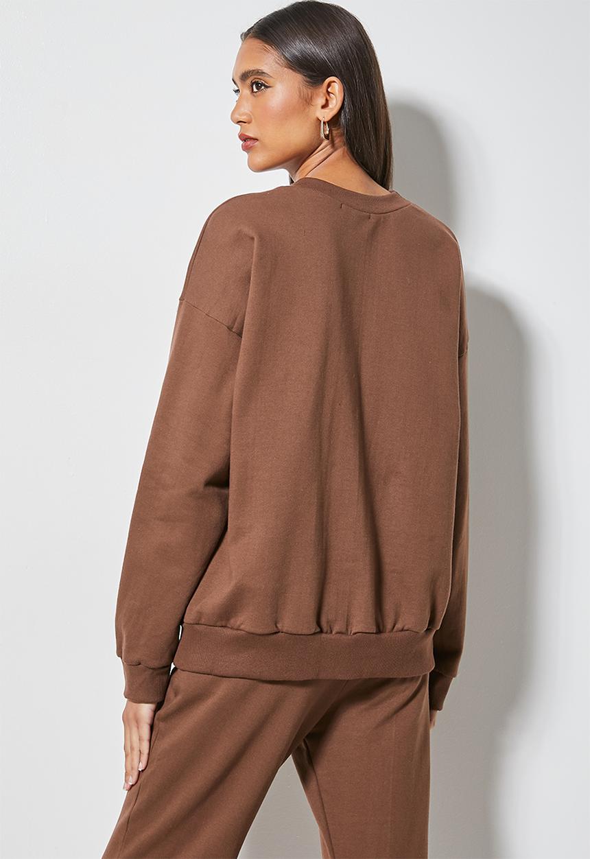 Superbalist - Crew neck sweat - chocolate