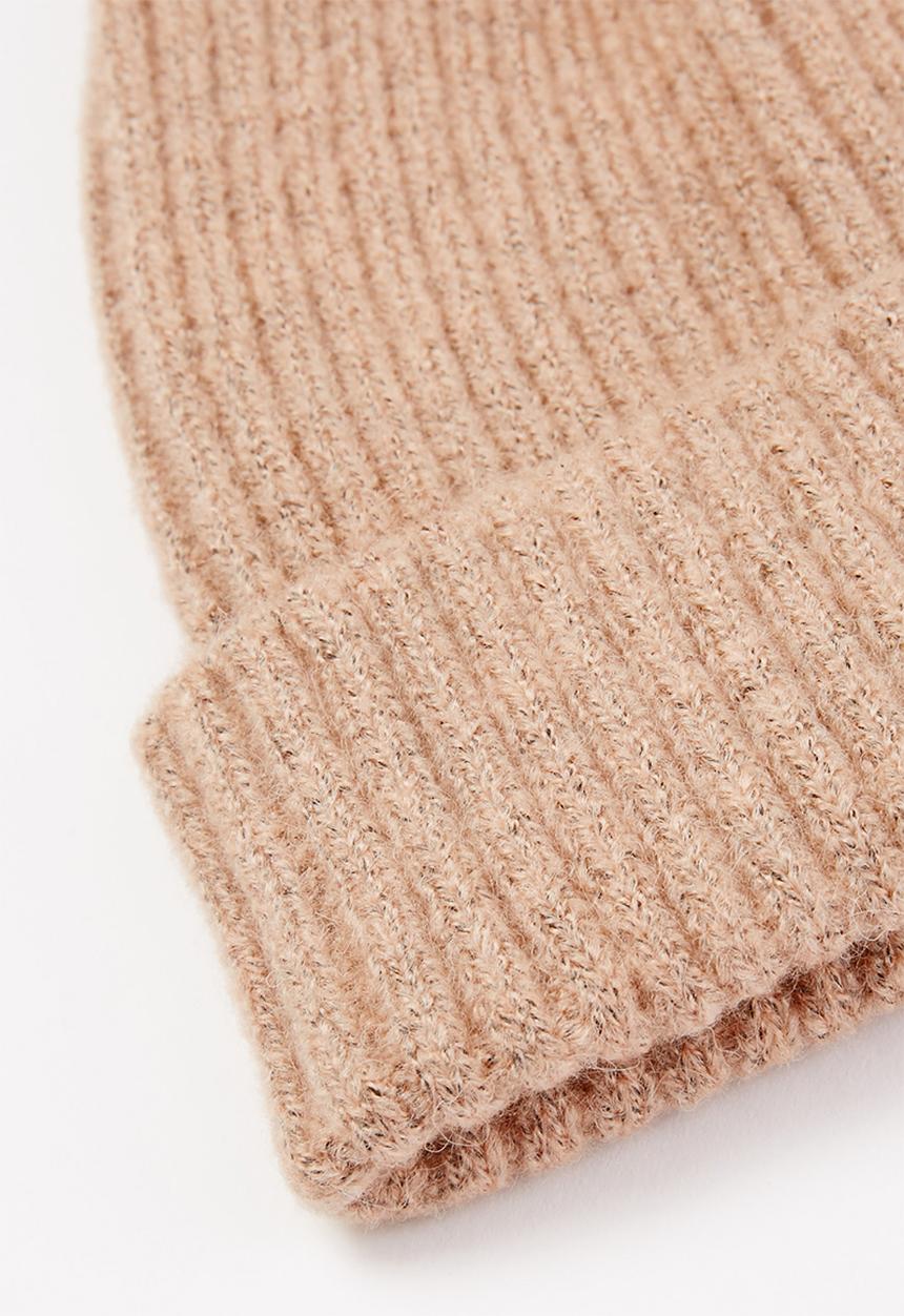 Superbalist - Knitted turn up beanie - light pink