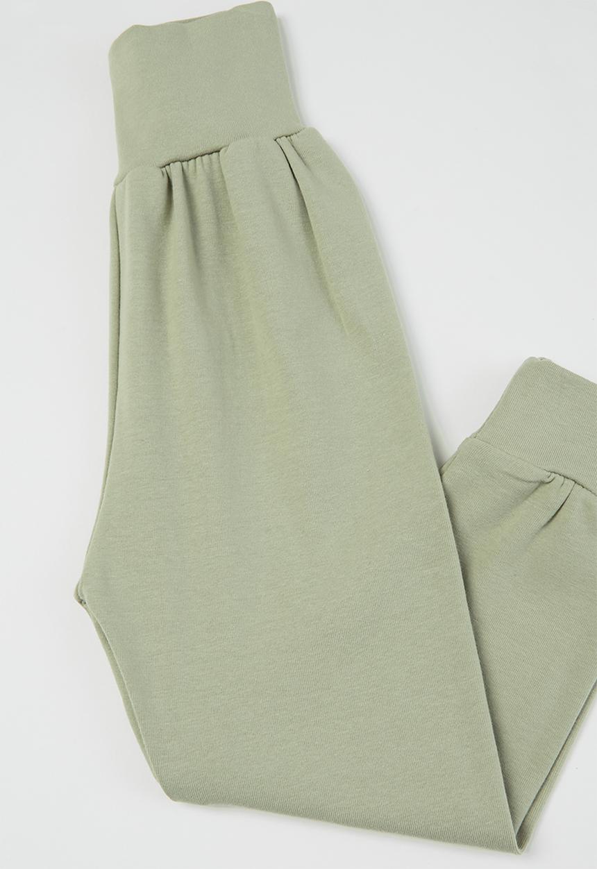 Baby Star - Unisex 2 piece set - light olive