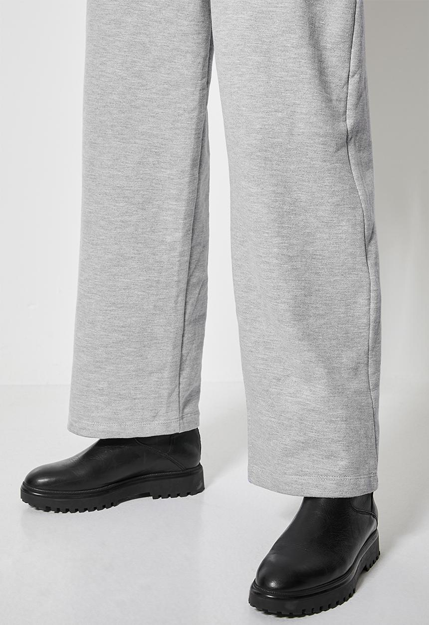 Superbalist - Wide leg track pants - light grey 