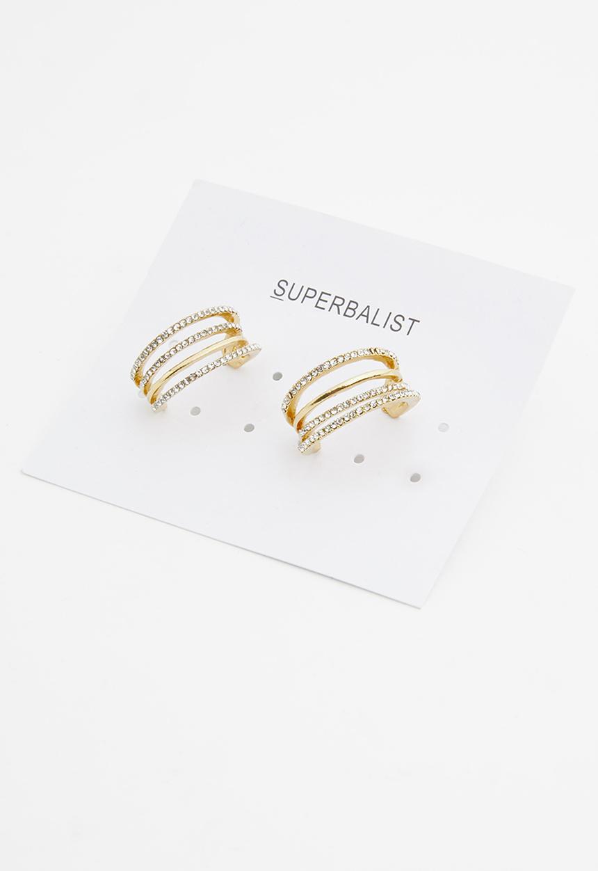 Superbalist - Multi hoop earrings - gold