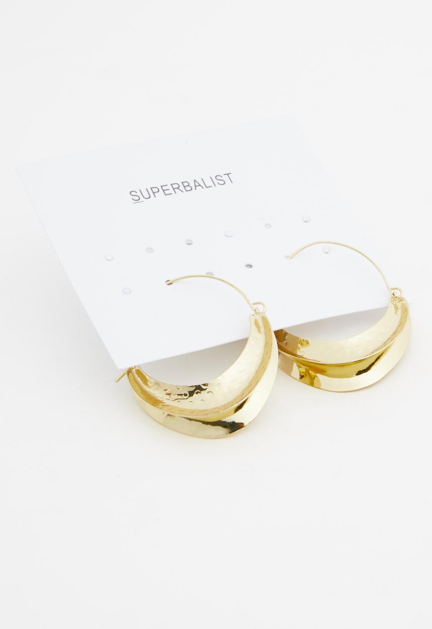 Superbalist - Erica hoop earrings - gold