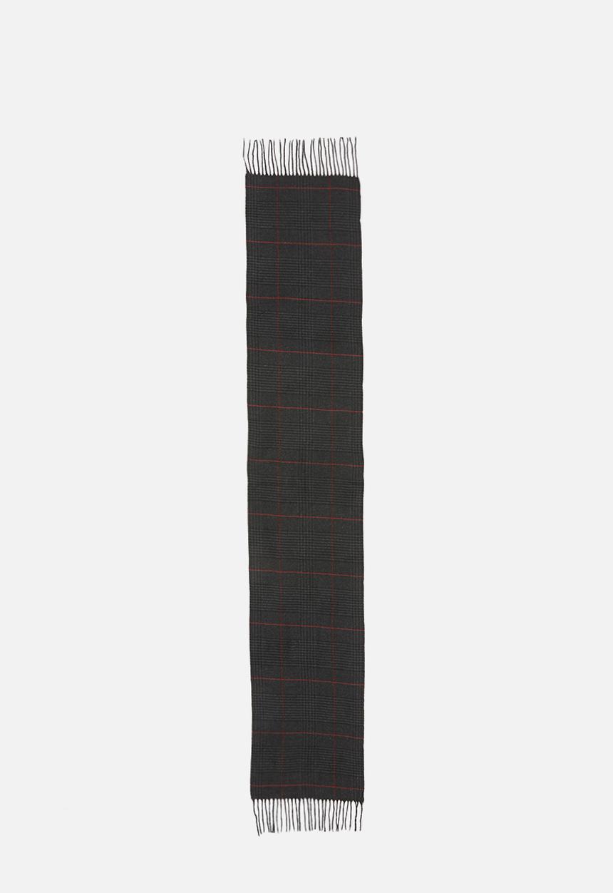 Superbalist - Knitted fringed scarf - black