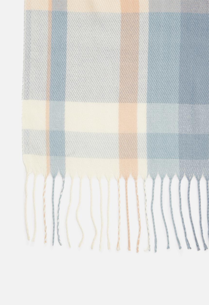 edit - Colourblock fringed scarf - multi
