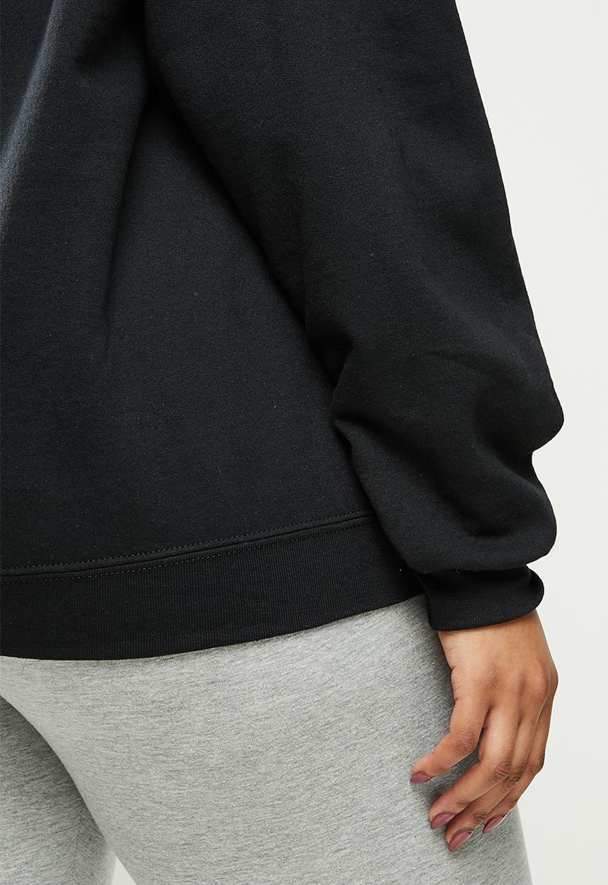 Missguided - Plus sweatshirt nebraska - black