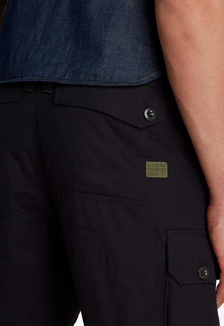 G-STAR - Jungle relaxed tapered cargo - dark black