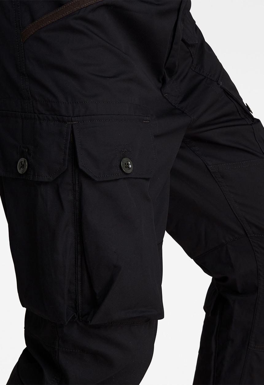 G-STAR - Jungle relaxed tapered cargo - dark black