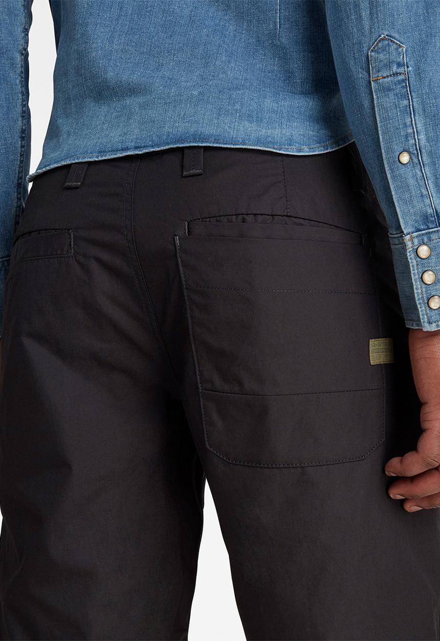G-STAR - Worker chino denim short - dark black