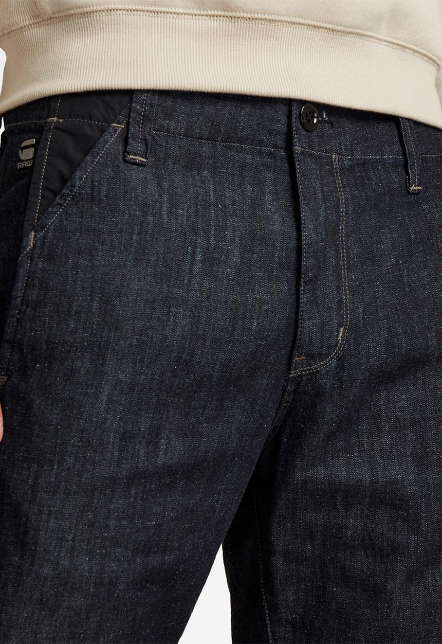 G-STAR - Worker chino denim short - rinsed