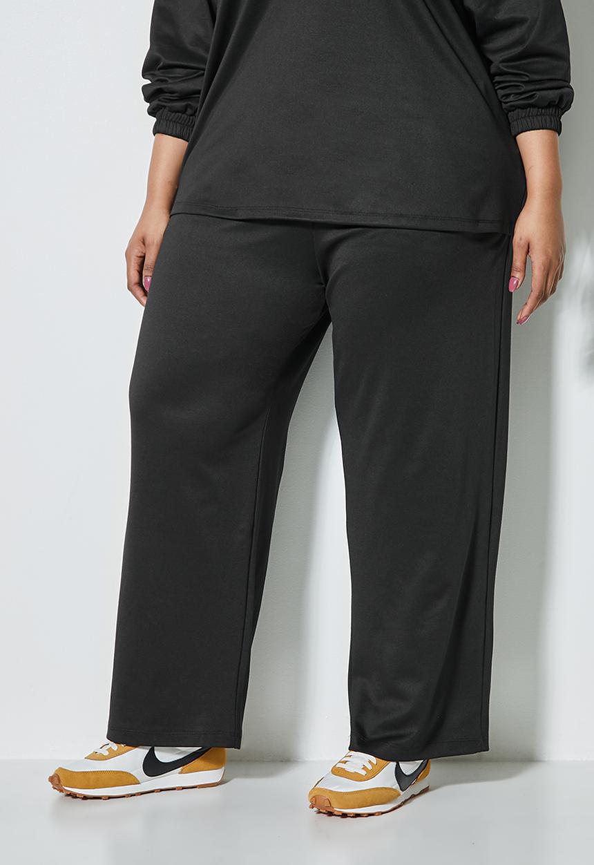 Superbalist - Ponti wide leg track pants - black