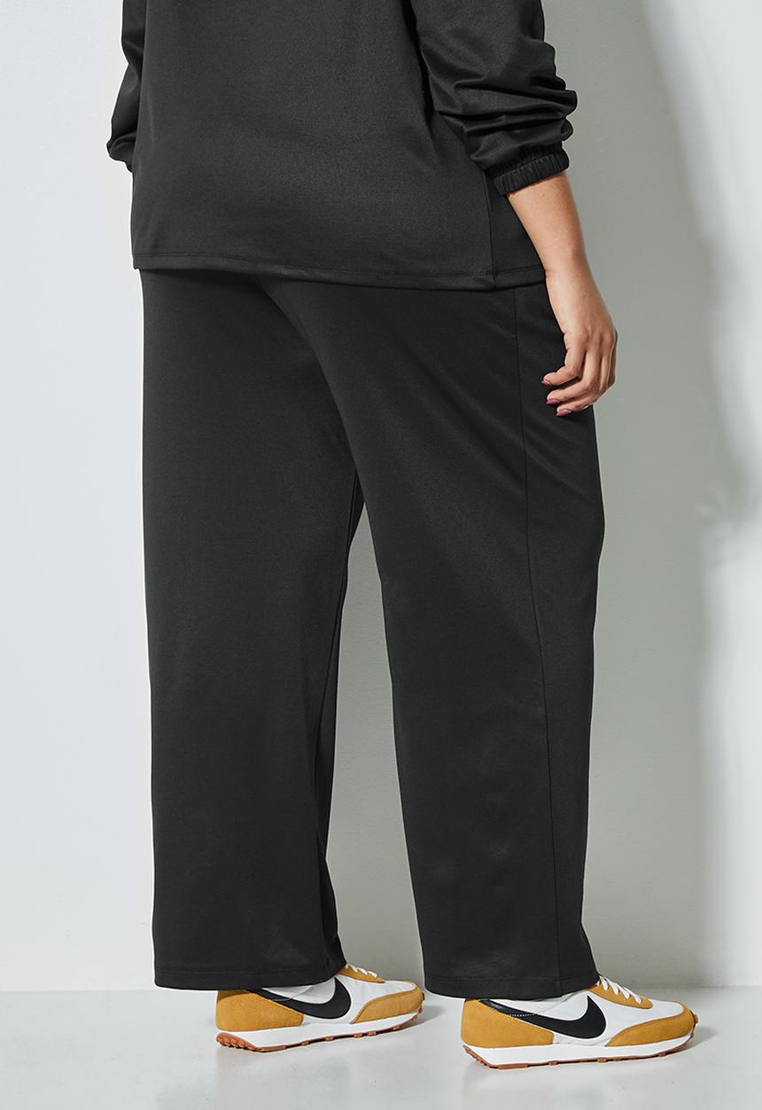 Superbalist - Ponti wide leg track pants - black
