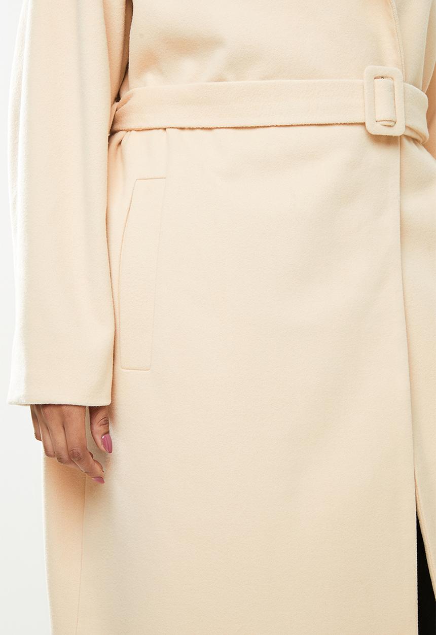 Missguided - Plus covered buckle belted - beige 