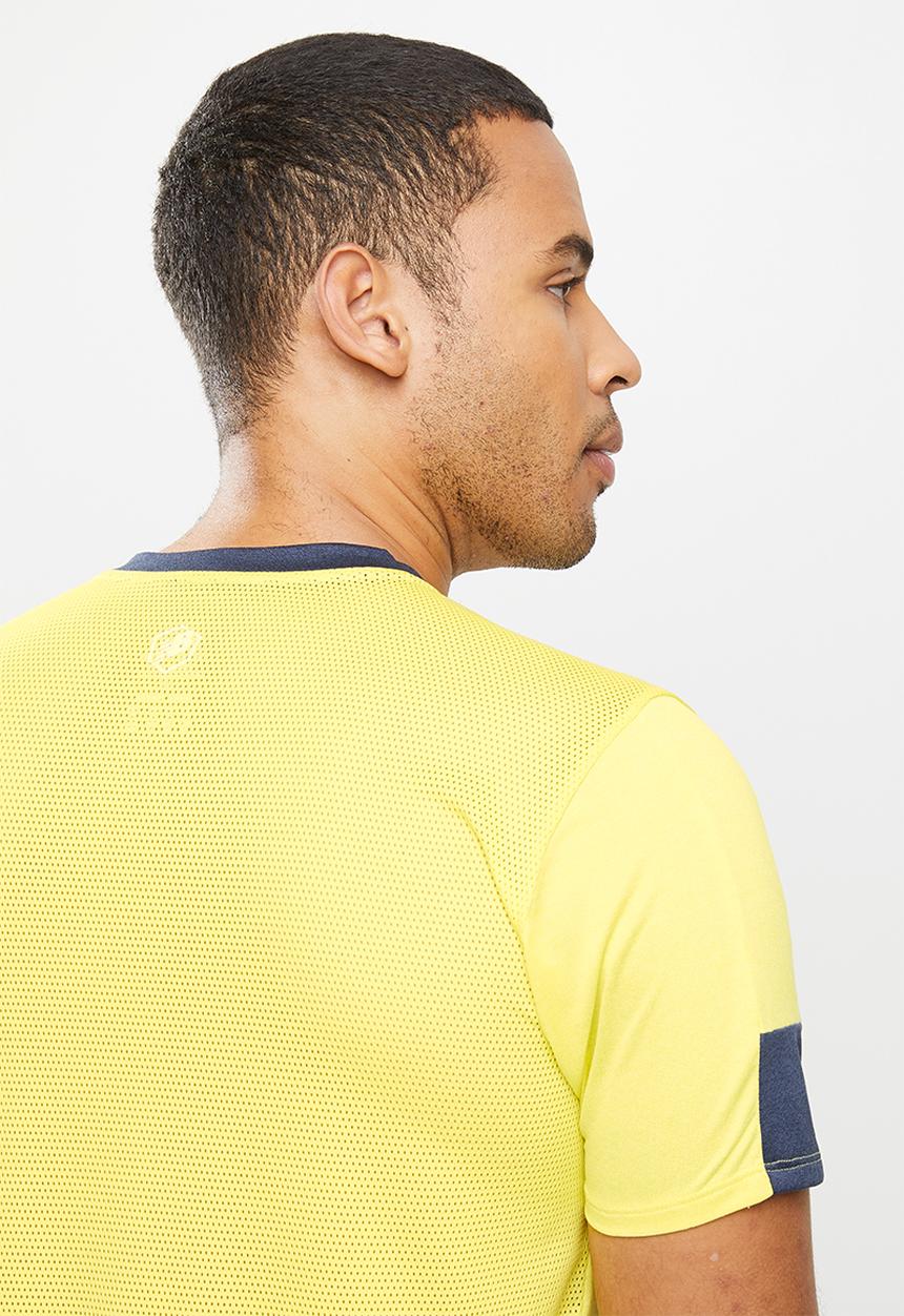 New Balance  - Fast flight short sleeve print - yellow