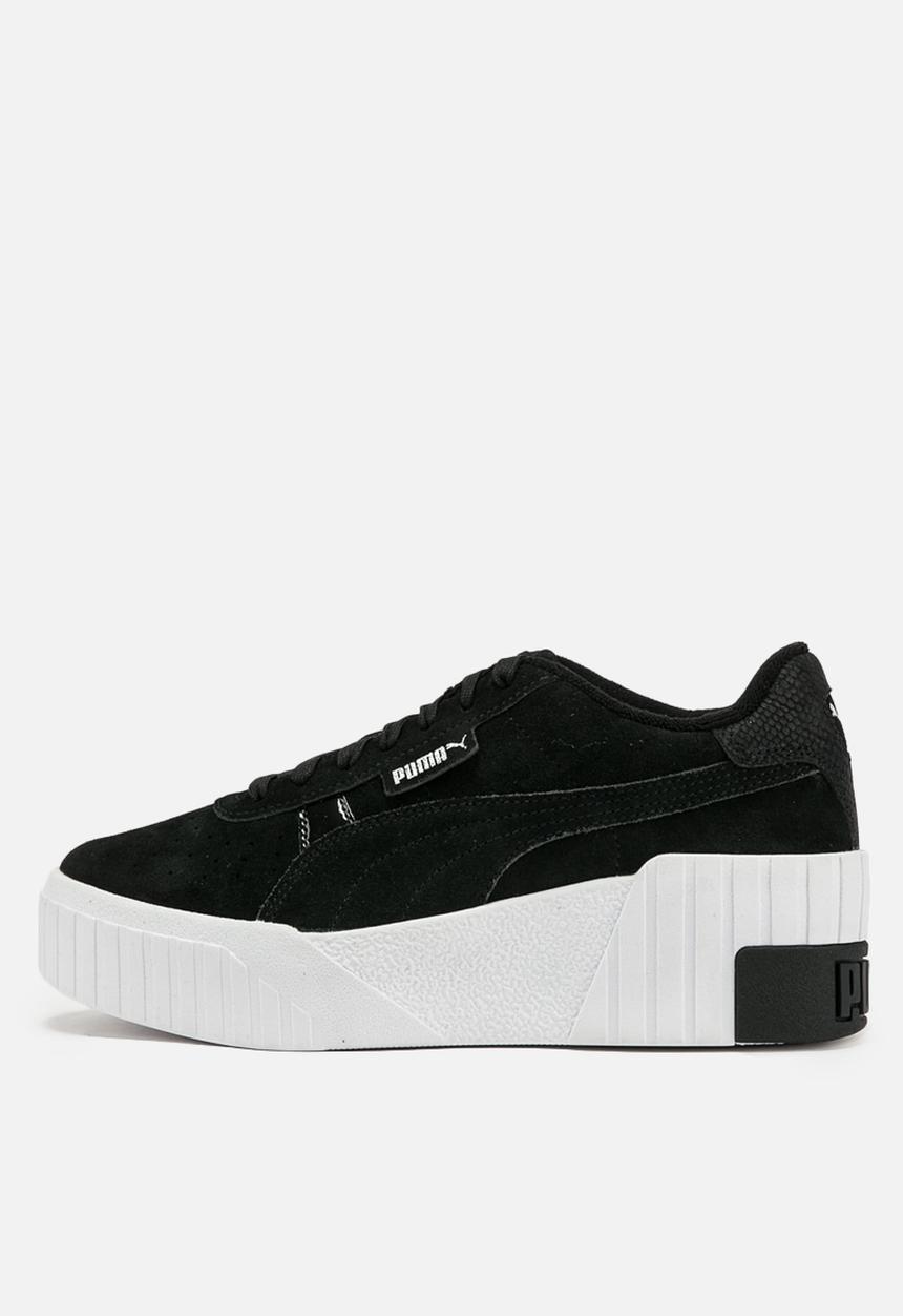 PUMA - Cali wedge soft wild wn's - puma black-puma white-puma silver