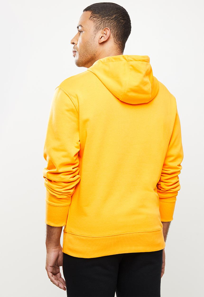 New Balance  - Nb essentials embroidered hoodie - yellow