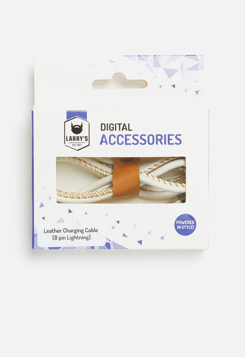 Tech Cult - Vegan leather cable - white