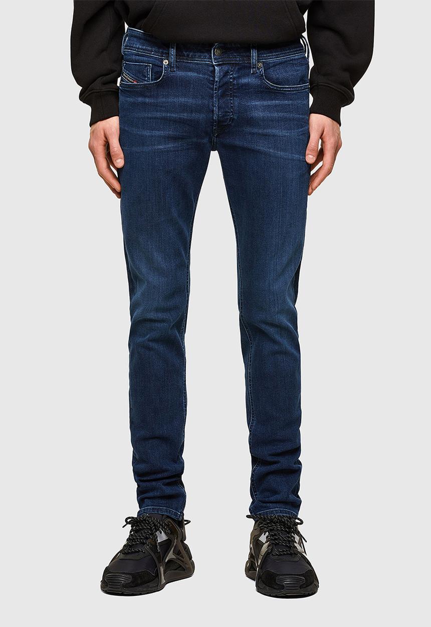 Diesel  - Sleenker-x l.32 trousers - mid blue