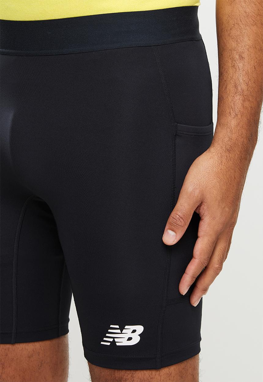 New Balance  - Fast flight 8in fitted short - black