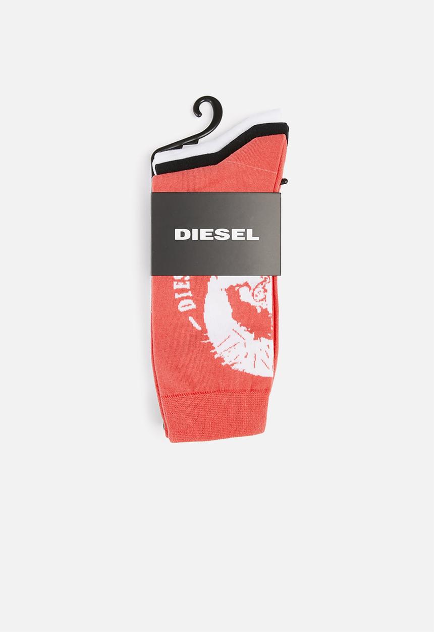 Diesel  - Skm-ray three pack socks - multi 
