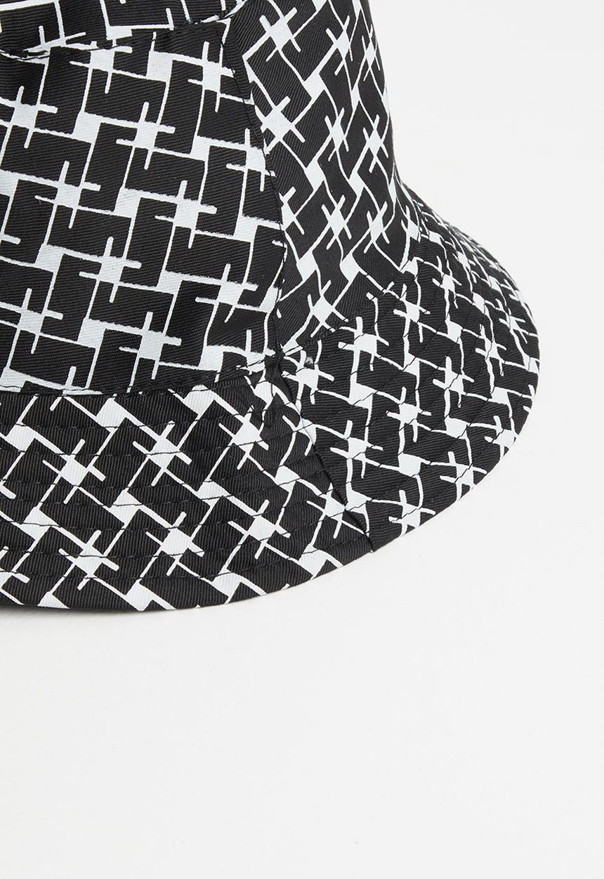Superbalist - Printed bucket hat - black & white
