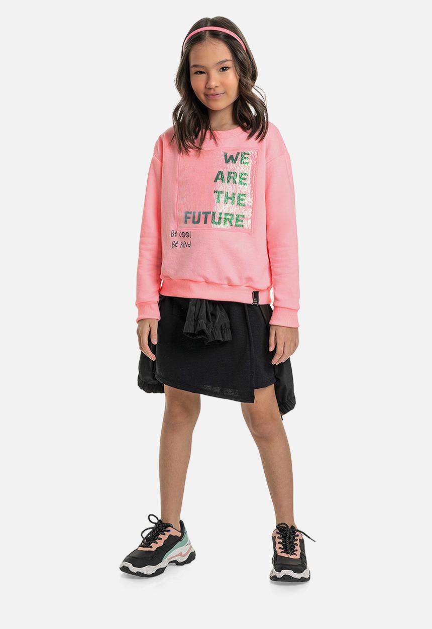 Gloss - Girls future sweatshirt - pink