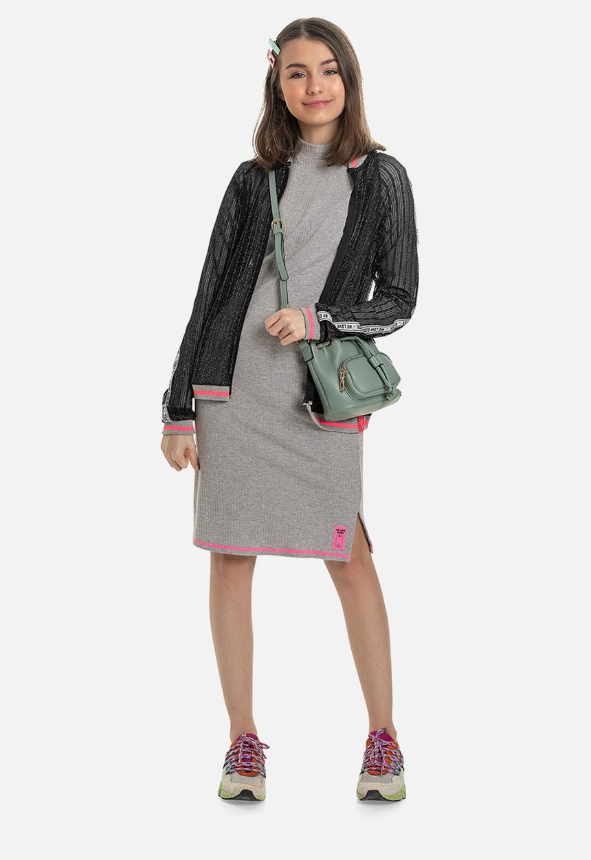 Gloss - Girls tulle jacket - black
