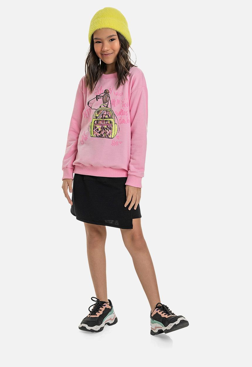 Gloss - Girls printed sweatshirt - pink
