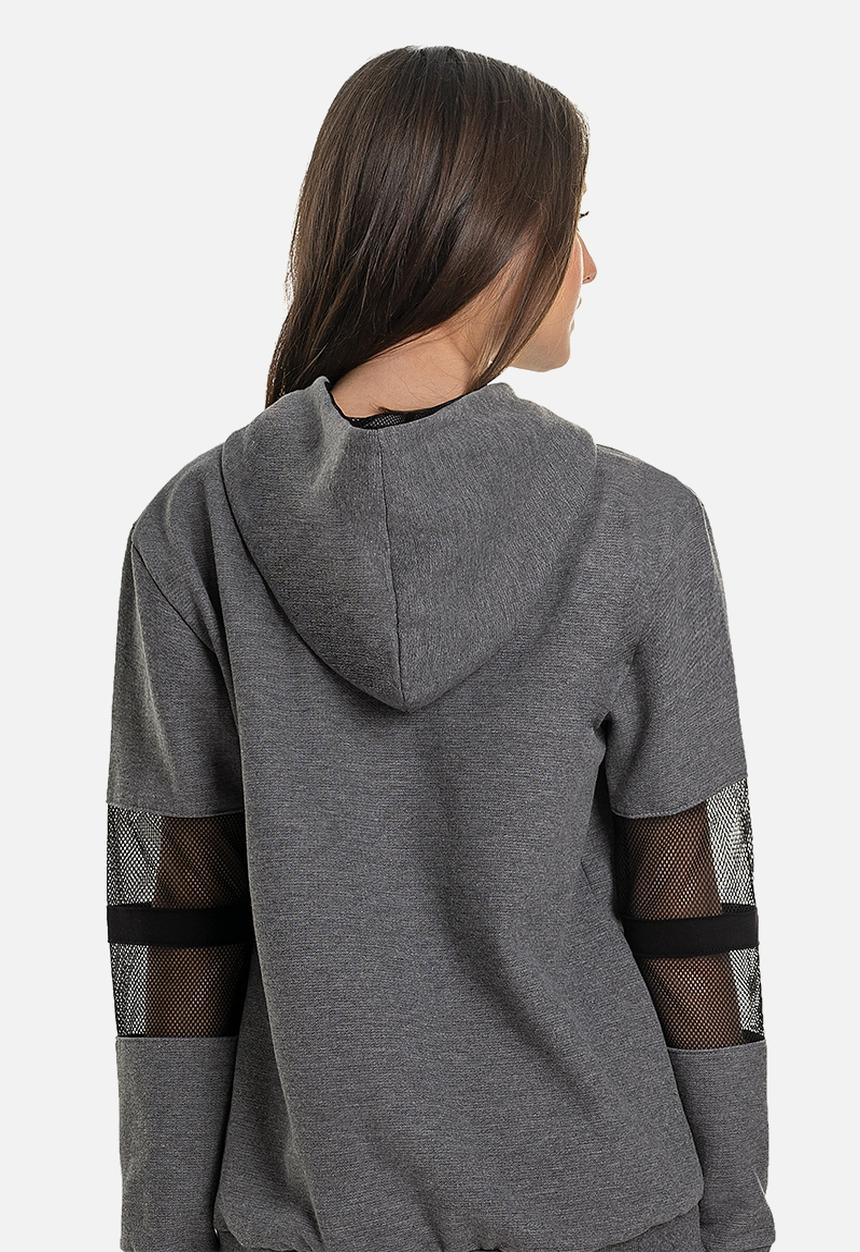 Gloss - Girls hooded sweatshirt - dark grey