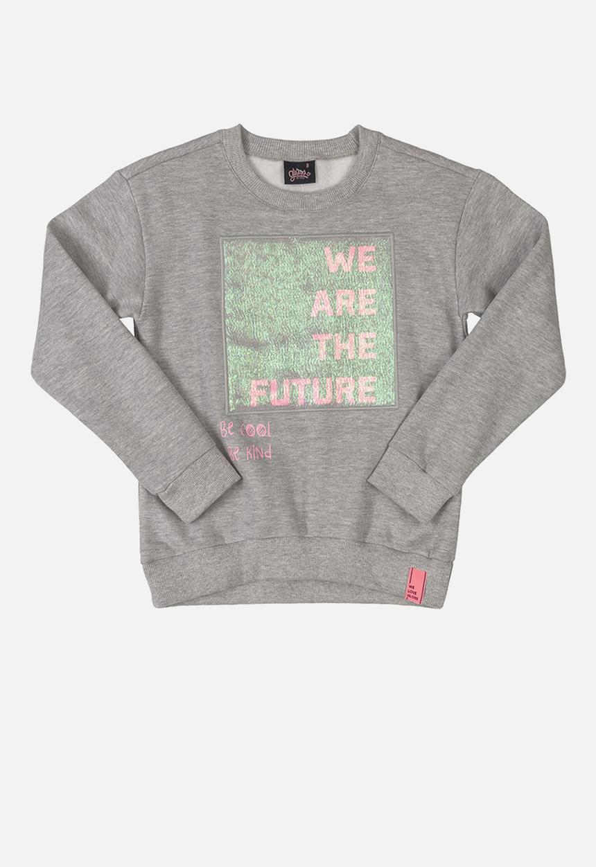 Gloss - Girls future sweatshirt - grey