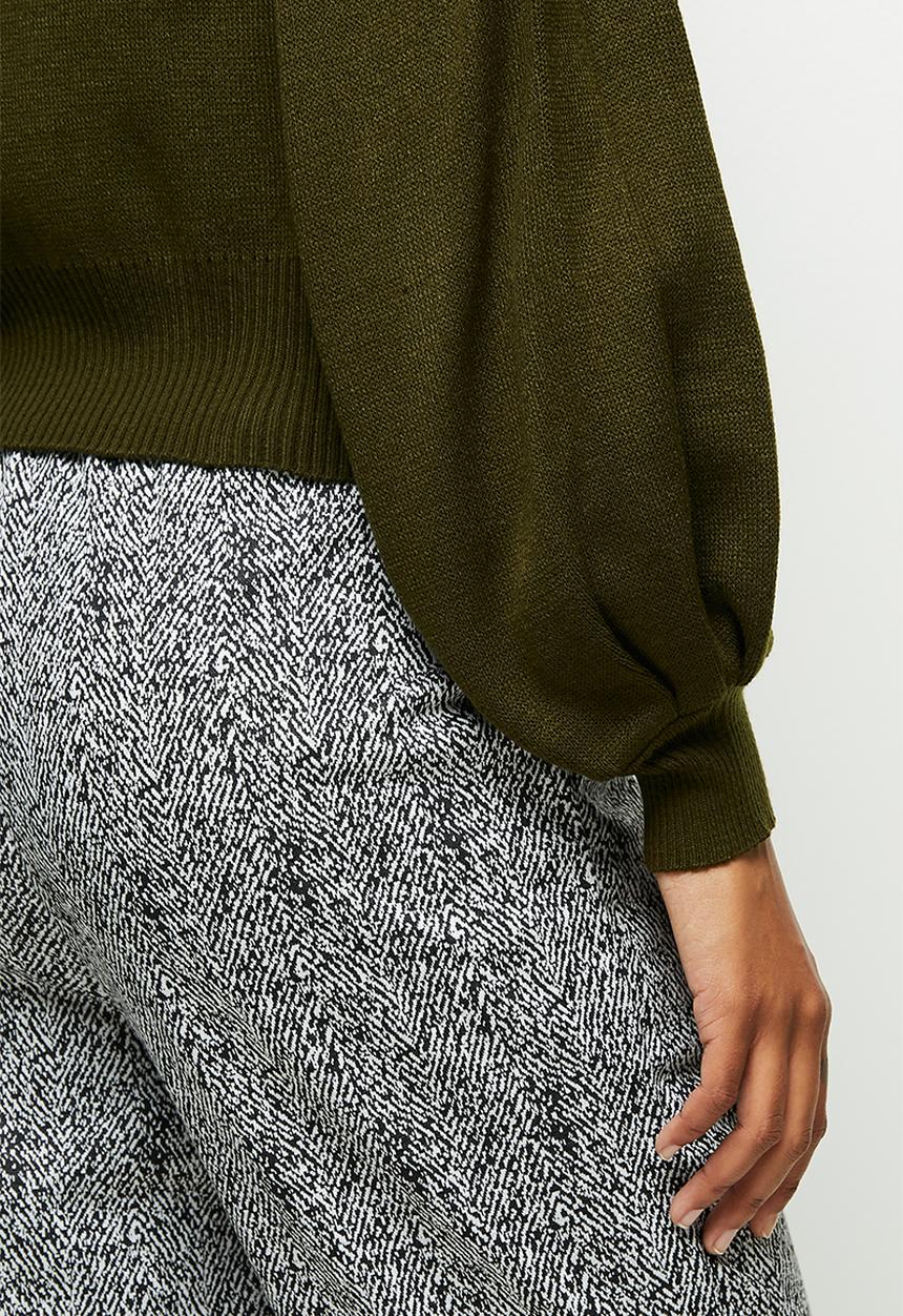 edit - Drop shoulder jumper - moss green