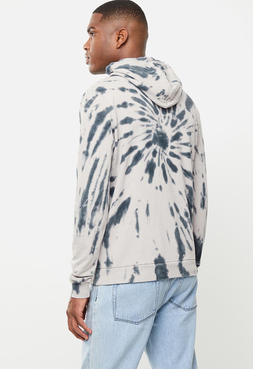 Cutty - Jacket sweater hoodie - white & grey