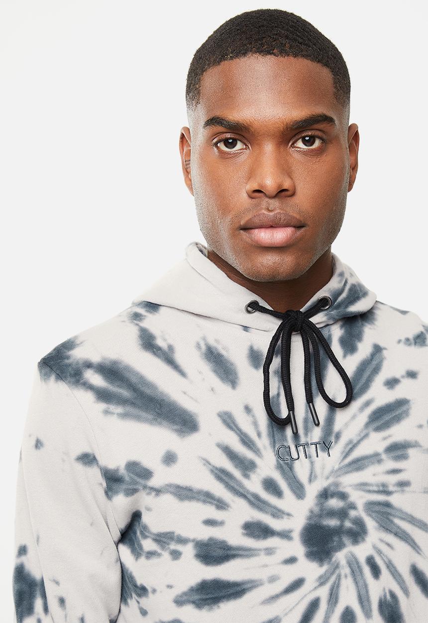 Cutty - Jacket sweater hoodie - white & grey