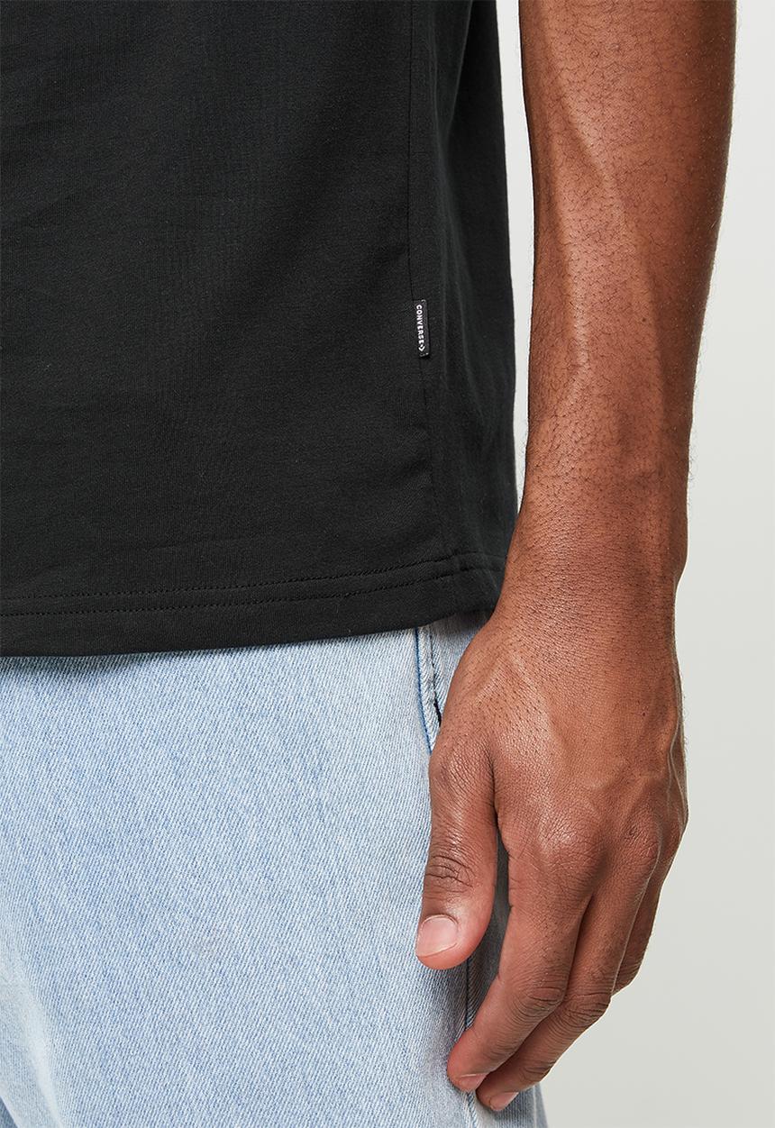Converse - Retro wordmark tee - black