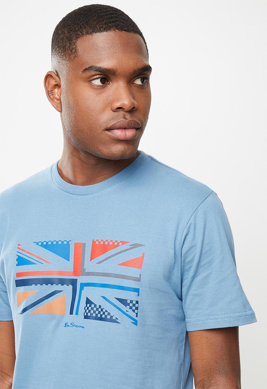 Ben Sherman - UK sliced tee - blue 