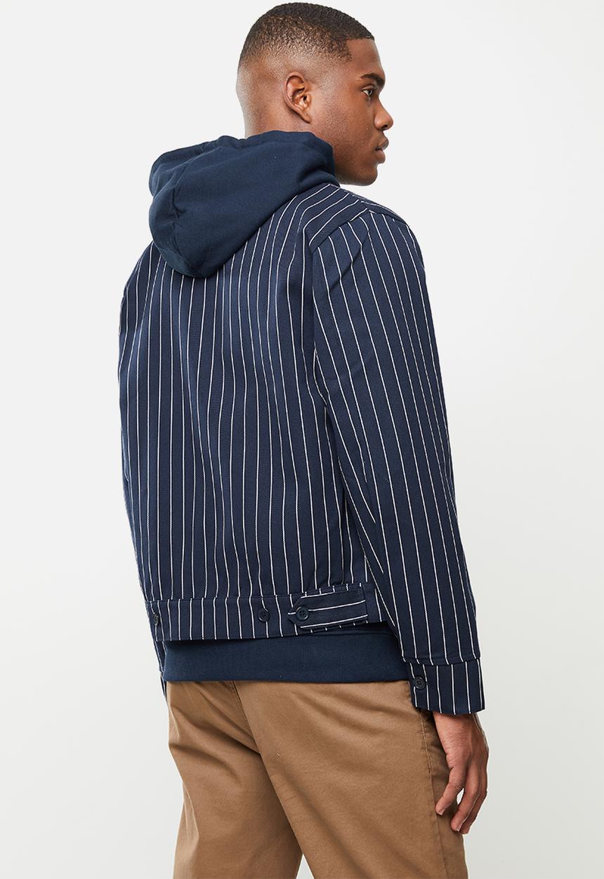 Dickies - Dickies stripe eisenhower jacket - navy & white