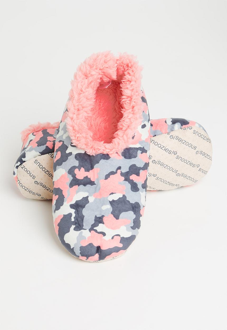 snoozies!® - Camo slipper - pink